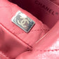 CHANEL AS3980 チェーン シャネル22 ミニハンドバッグ 2WAY チェーン 斜め掛け ショルダーバッグ カーフスキン レディース ピンク