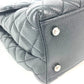 CHANEL A92991 トップハンドル チェーン CC ココマーク キルティング マトラッセ 2WAY ショルダーバッグ 斜め掛け カバン ハンドバッグ キャビアスキン レディース ブラック
