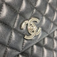 CHANEL A92991 トップハンドル チェーン CC ココマーク キルティング マトラッセ 2WAY ショルダーバッグ 斜め掛け カバン ハンドバッグ キャビアスキン レディース ブラック
