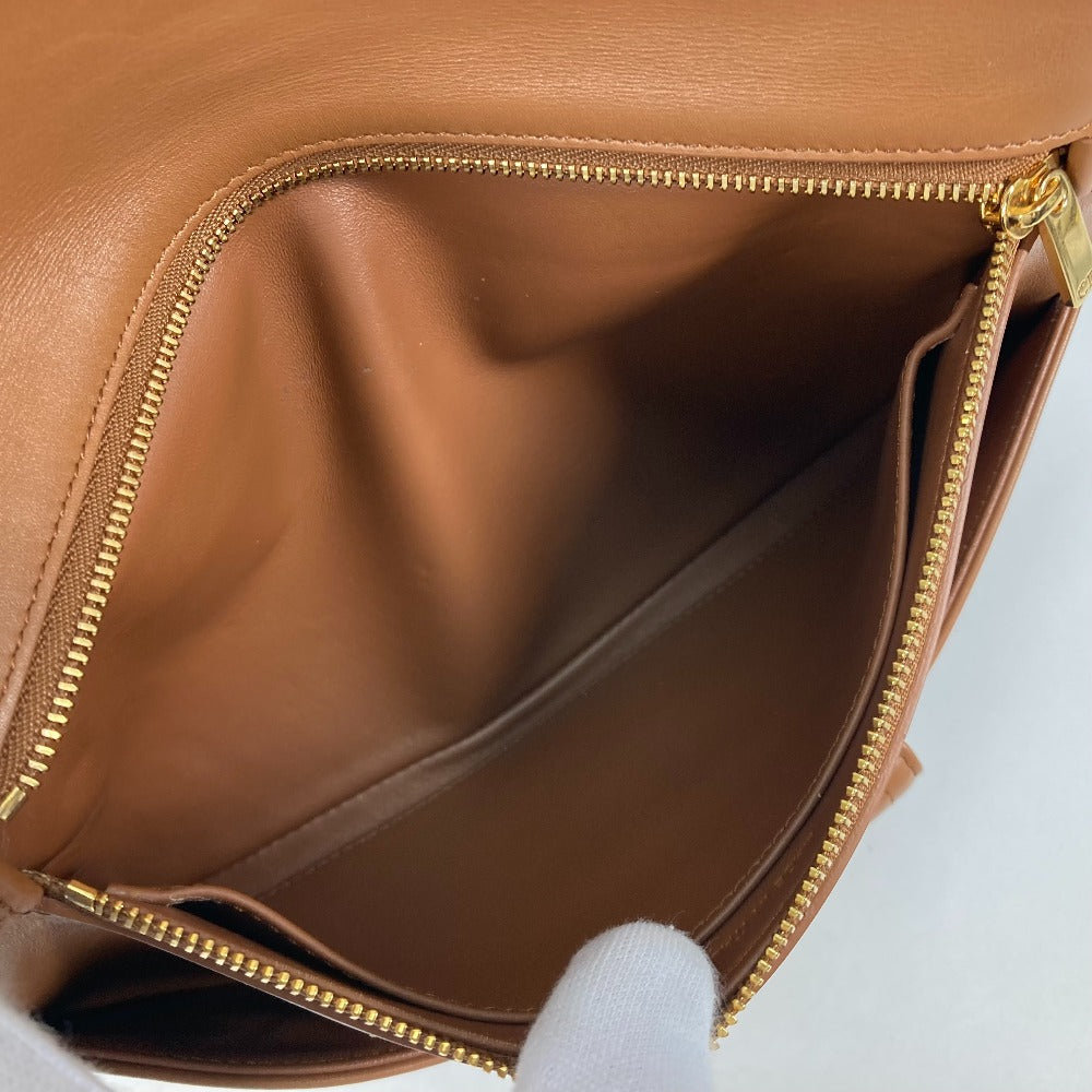 Dior M8641UBBU クラッチバッグ CD DIORDOUBLE ミディアムバッグ 3WAY チェーンショルダーバッグ ハンドバッグ レザー レディース ブラウン