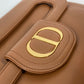Dior M8641UBBU クラッチバッグ CD DIORDOUBLE ミディアムバッグ 3WAY チェーンショルダーバッグ ハンドバッグ レザー レディース ブラウン