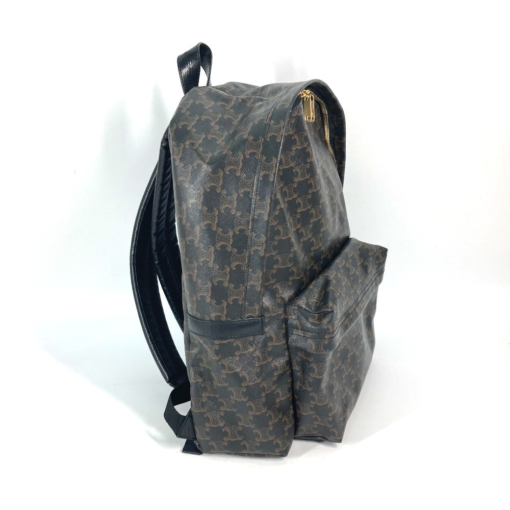 CELINE カバン トリオンフ バックパック リュックサック レザー レディース ブラウン