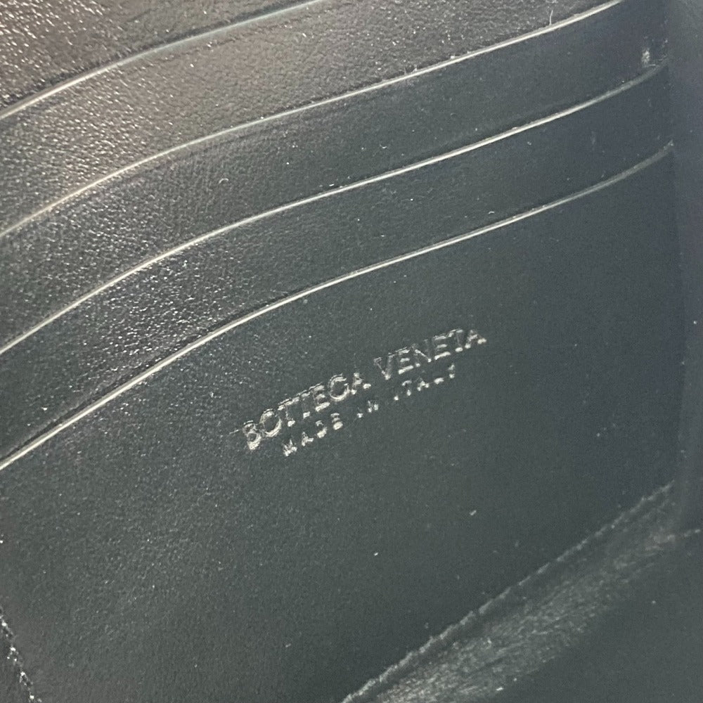BOTTEGA VENETA 651387 ロングウォレット マキシイントレチャート フラップ 長財布 レザー レディース ブラック