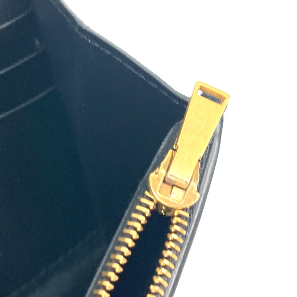 BOTTEGA VENETA 651387 ロングウォレット マキシイントレチャート フラップ 長財布 レザー レディース ブラック