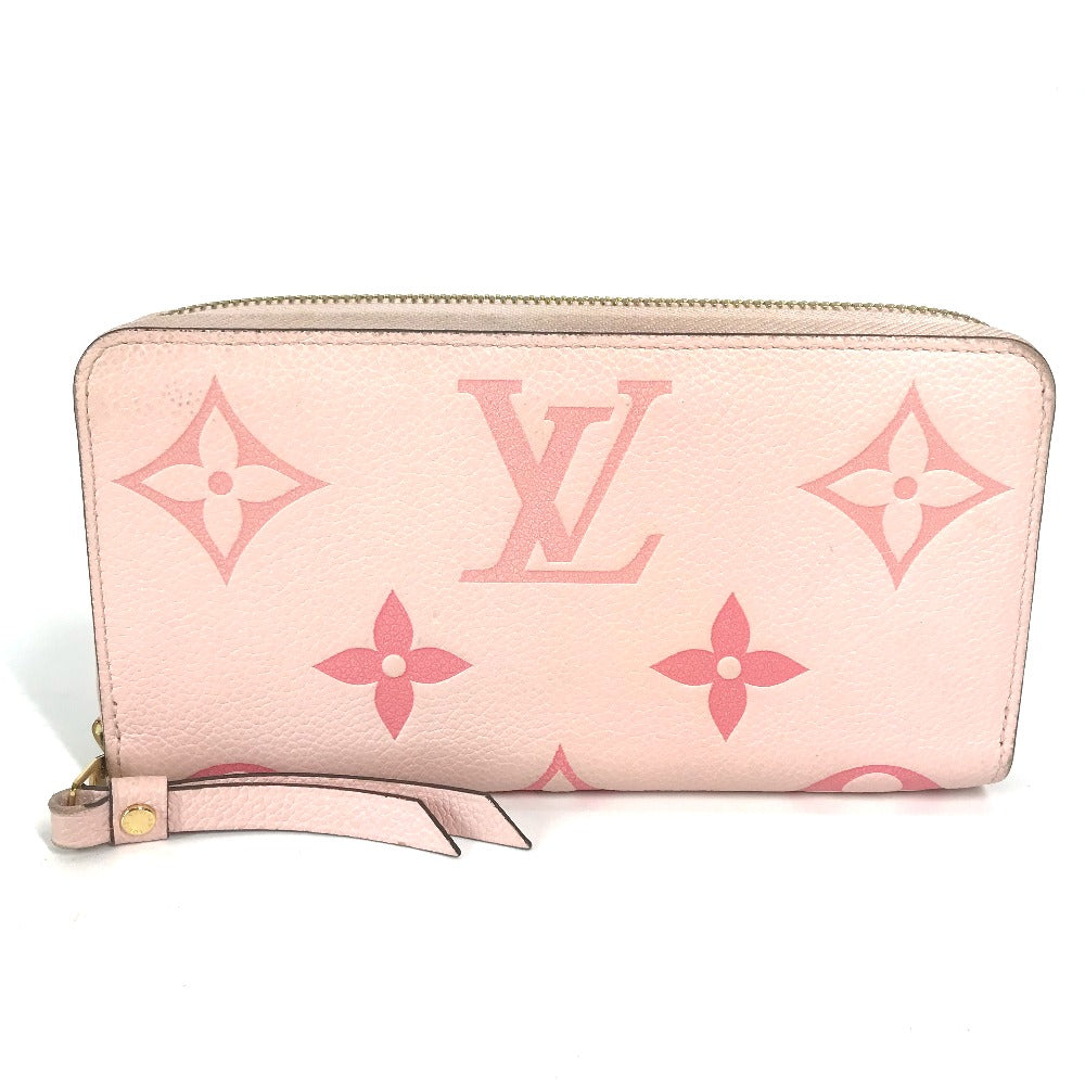 LOUIS VUITTON M80403 モノグラムアンプラント バイ・ザ・プール ジッピーウォレット ラウンドファスナー 長財布 モノグラムアンプラントレザー メンズ ブトンドローズ ピンク