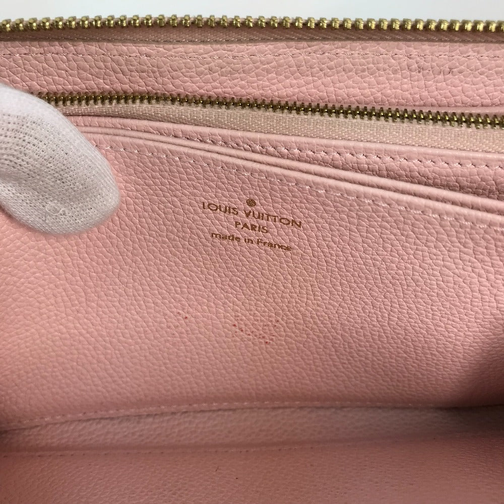 LOUIS VUITTON M80403 モノグラムアンプラント バイ・ザ・プール ジッピーウォレット ラウンドファスナー 長財布 モノグラムアンプラントレザー メンズ ブトンドローズ ピンク