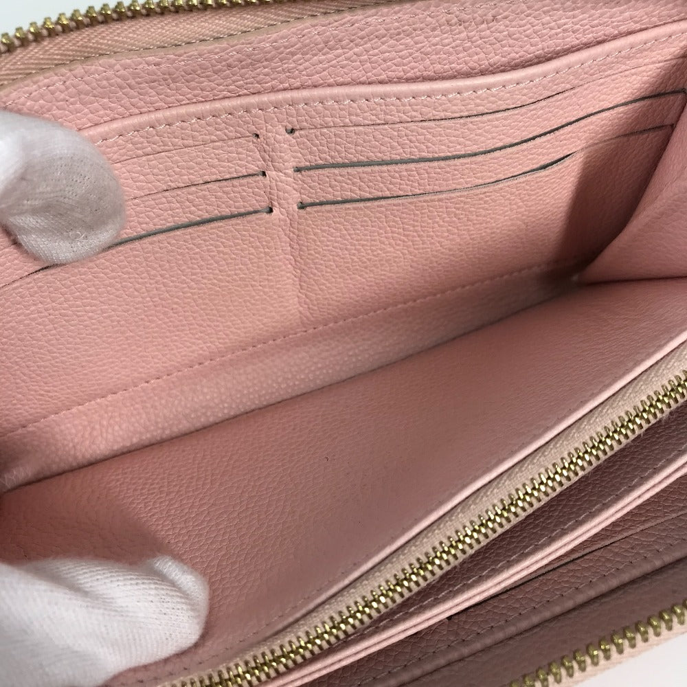 LOUIS VUITTON M80403 モノグラムアンプラント バイ・ザ・プール ジッピーウォレット ラウンドファスナー 長財布 モノグラムアンプラントレザー メンズ ブトンドローズ ピンク