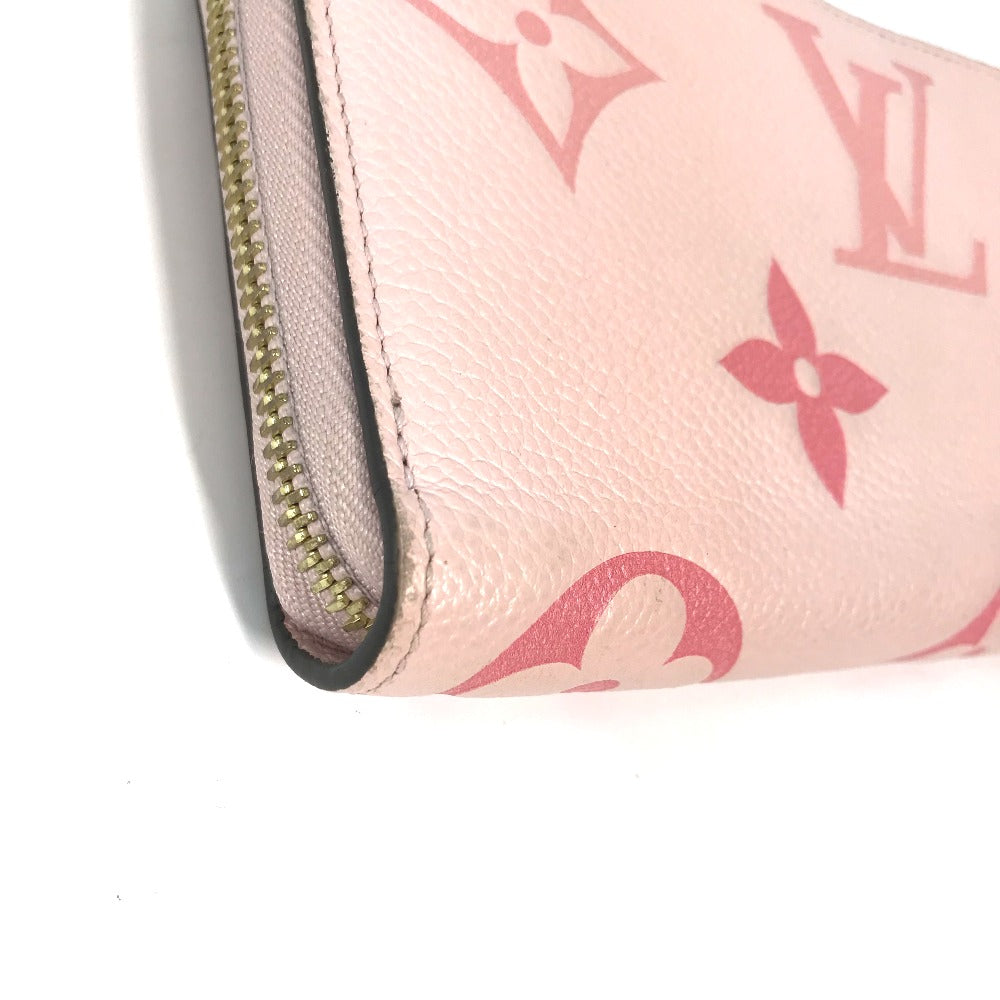 LOUIS VUITTON M80403 モノグラムアンプラント バイ・ザ・プール ジッピーウォレット ラウンドファスナー 長財布 モノグラムアンプラントレザー メンズ ブトンドローズ ピンク
