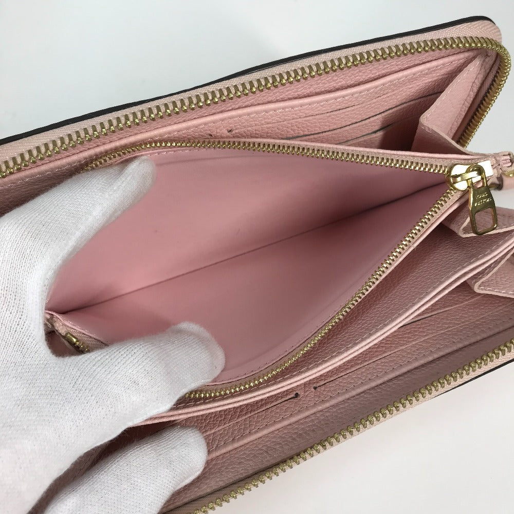 LOUIS VUITTON M80403 モノグラムアンプラント バイ・ザ・プール ジッピーウォレット ラウンドファスナー 長財布 モノグラムアンプラントレザー メンズ ブトンドローズ ピンク
