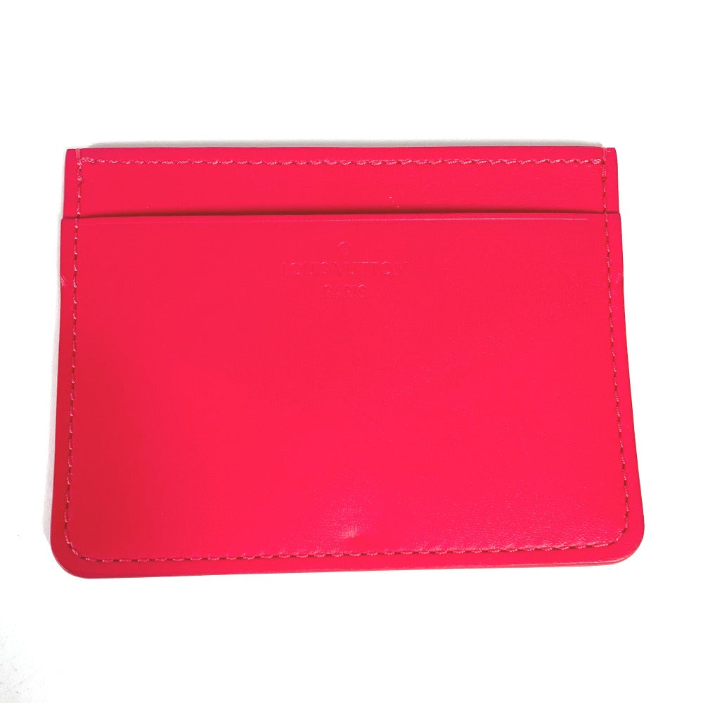 LOUIS VUITTON M61689 Monogram Vernis Portefeuille Jeanne Flap Long Wallet with Coin and Card Case, Monogram Vernis, Women's, Hot Pink