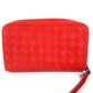 BOTTEGA VENETA 650524 カバン イントレチャート セカンドバッグ ストラップ付 クラッチバッグ レザー メンズ トマト レッド