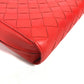 BOTTEGA VENETA 650524 カバン イントレチャート セカンドバッグ ストラップ付 クラッチバッグ レザー メンズ トマト レッド
