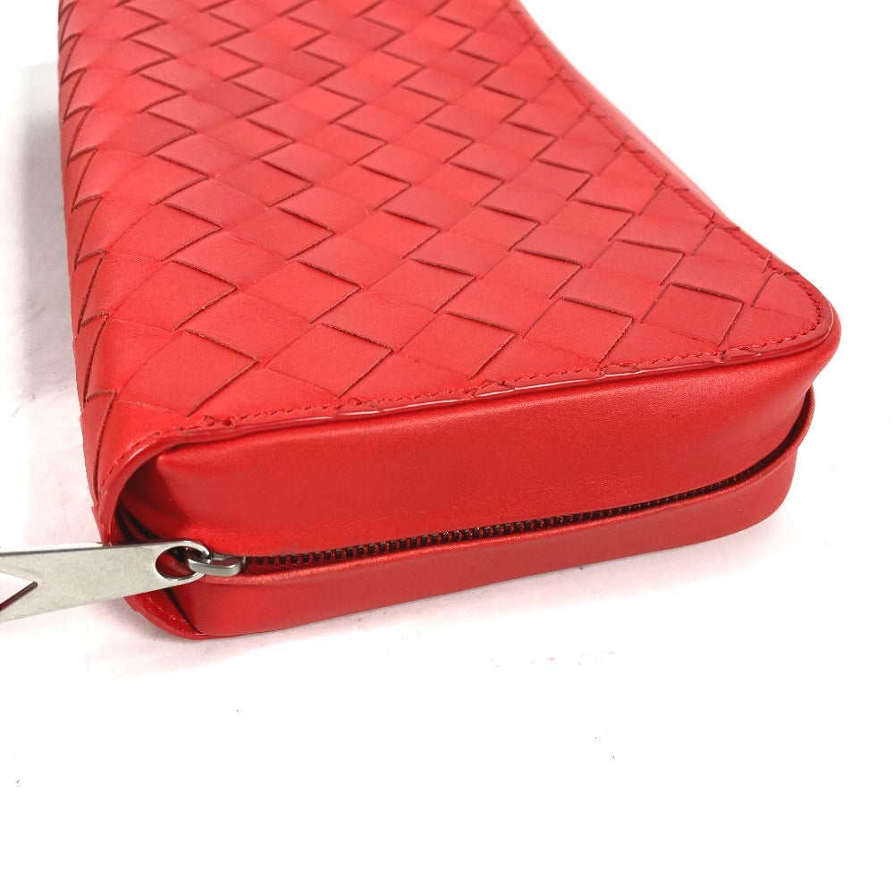 BOTTEGA VENETA 650524 カバン イントレチャート セカンドバッグ ストラップ付 クラッチバッグ レザー メンズ トマト レッド