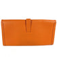 HERMES カバン Hロゴ ジジェ エラン 29 セカンドバッグ クラッチバッグ エプソン レディース オレンジ
