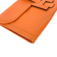 HERMES カバン Hロゴ ジジェ エラン 29 セカンドバッグ クラッチバッグ エプソン レディース オレンジ