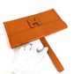 HERMES カバン Hロゴ ジジェ エラン 29 セカンドバッグ クラッチバッグ エプソン レディース オレンジ