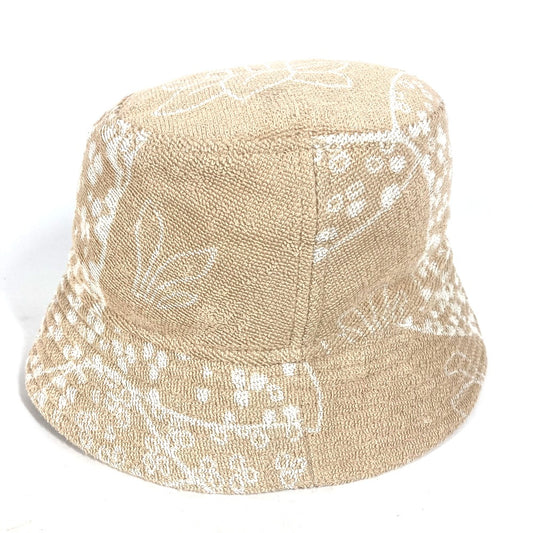 HERMES H231001N パイル ハット 《ジーン》Gene bucket hat ハット帽 帽子 バケットハット ボブハット ハット コットン レディース サーブル / ホワイト ベージュ