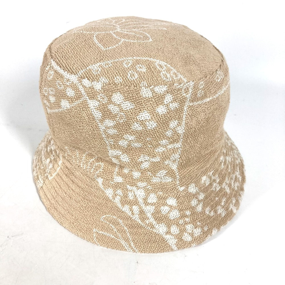 HERMES H231001N パイル ハット 《ジーン》Gene bucket hat ハット帽 帽子 バケットハット ボブハット ハット コットン レディース サーブル / ホワイト ベージュ