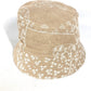 HERMES H231001N パイル ハット 《ジーン》Gene bucket hat ハット帽 帽子 バケットハット ボブハット ハット コットン レディース サーブル / ホワイト ベージュ