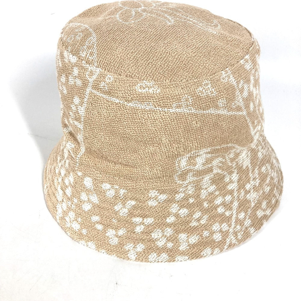 HERMES H231001N パイル ハット 《ジーン》Gene bucket hat ハット帽 帽子 バケットハット ボブハット ハット コットン レディース サーブル / ホワイト ベージュ