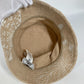 HERMES H231001N パイル ハット 《ジーン》Gene bucket hat ハット帽 帽子 バケットハット ボブハット ハット コットン レディース サーブル / ホワイト ベージュ