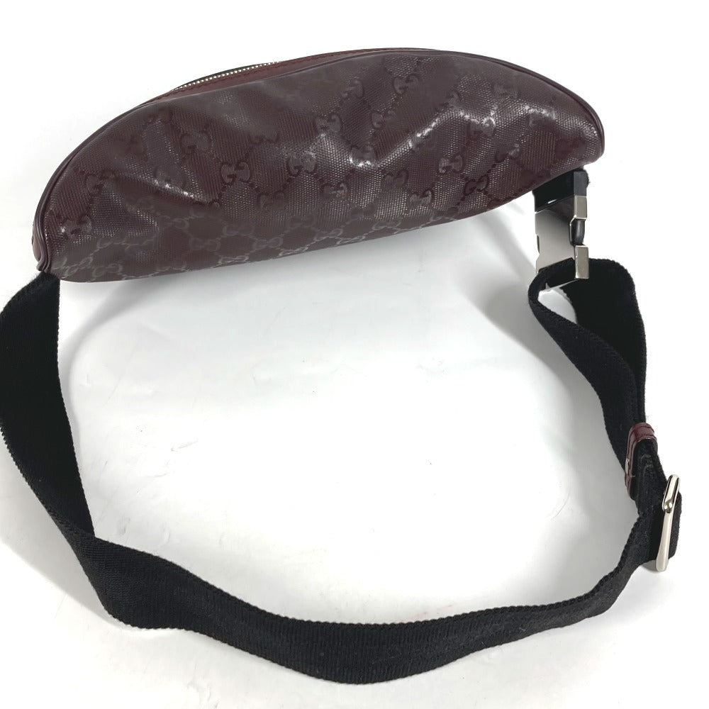 GUCCI 233269 カバン GGインプリメ ショルダーバッグ クロス ベルトバッグ ボディバッグ PVC/レザー メンズ パープル系