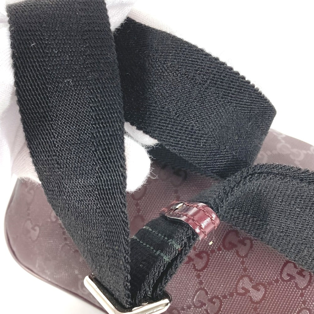 GUCCI 233269 カバン GGインプリメ ショルダーバッグ クロス ベルトバッグ ボディバッグ PVC/レザー メンズ パープル系