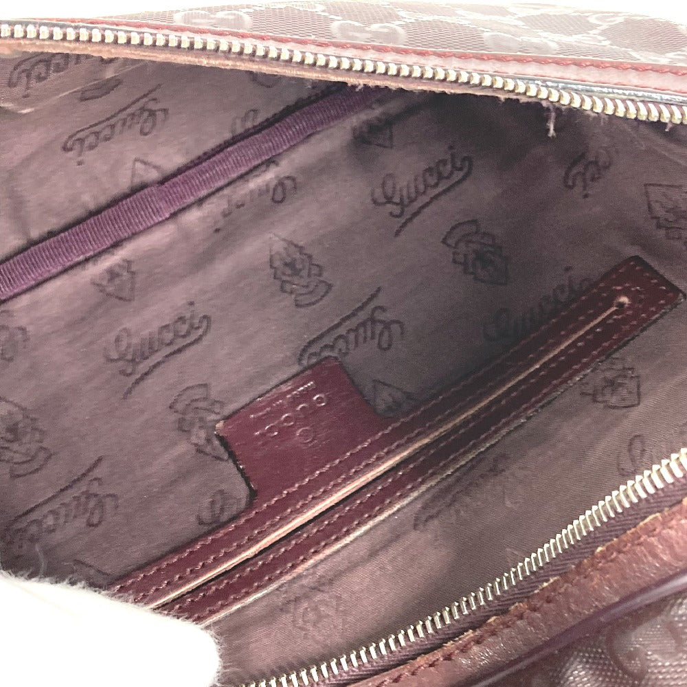 GUCCI 233269 カバン GGインプリメ ショルダーバッグ クロス ベルトバッグ ボディバッグ PVC/レザー メンズ パープル系
