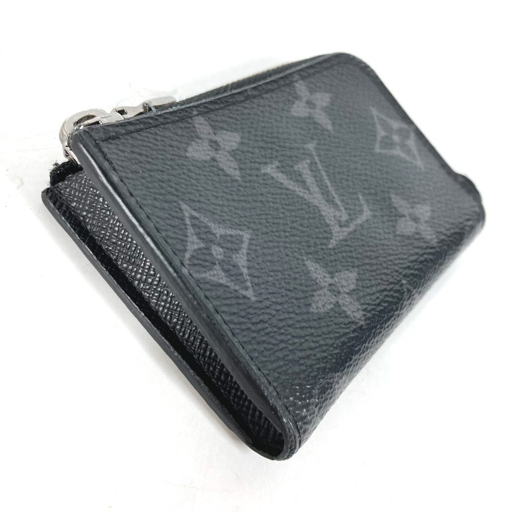 LOUIS VUITTON Ｍ63536 モノグラムエクリプス ポルトモネ ジュール L字ファスナー 財布 小銭入れ コインケース モノグラムエクリプスキャンバス メンズ ブラック