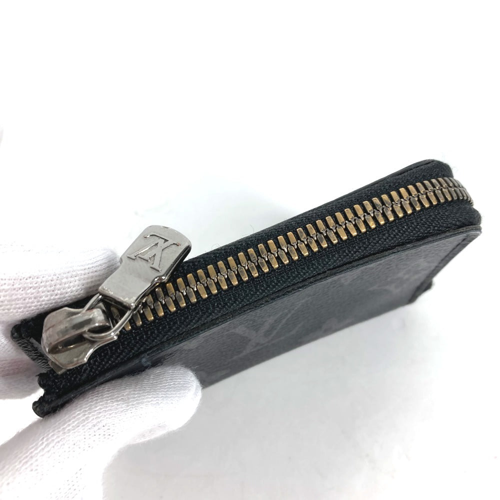 LOUIS VUITTON Ｍ63536 モノグラムエクリプス ポルトモネ ジュール L字ファスナー 財布 小銭入れ コインケース モノグラムエクリプスキャンバス メンズ ブラック
