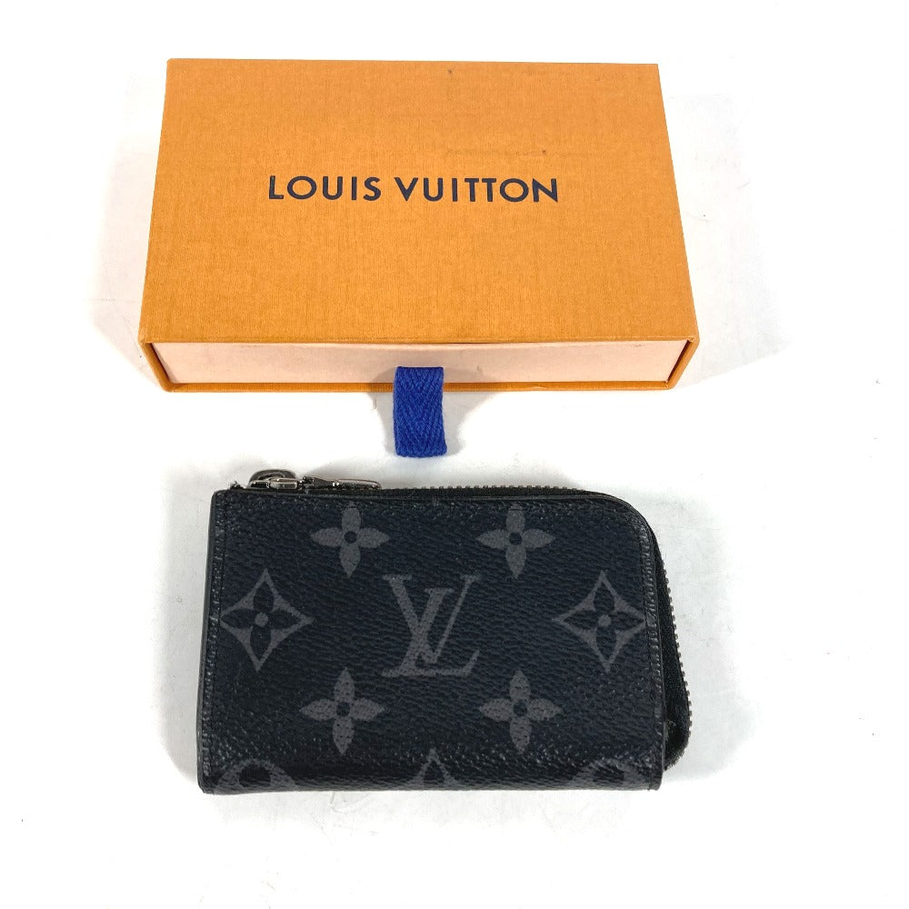 LOUIS VUITTON Ｍ63536 モノグラムエクリプス ポルトモネ ジュール L字ファスナー 財布 小銭入れ コインケース モノグラムエクリプスキャンバス メンズ ブラック