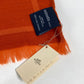 HERMES 馬柄 シュバル 大判 ショール マフラー フリンジ ストール ウール レディース オレンジ
