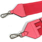 FENDI ストラップユー メッシュ ロゴ ショルダーストラップ レザー/キャンバス レディース ピンク