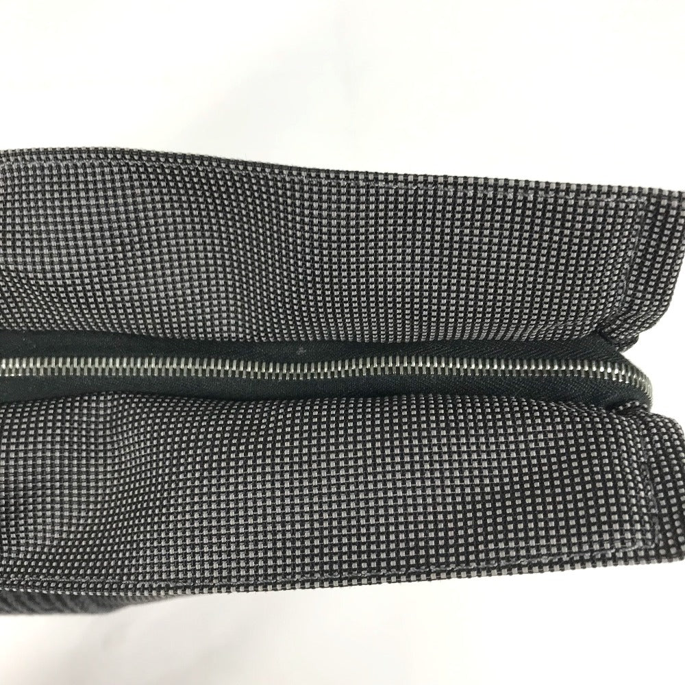HERMES エールライン ポーチMM カバン クラッチバッグ セカンドバッグ ポーチ キャンバス ユニセックス グレー