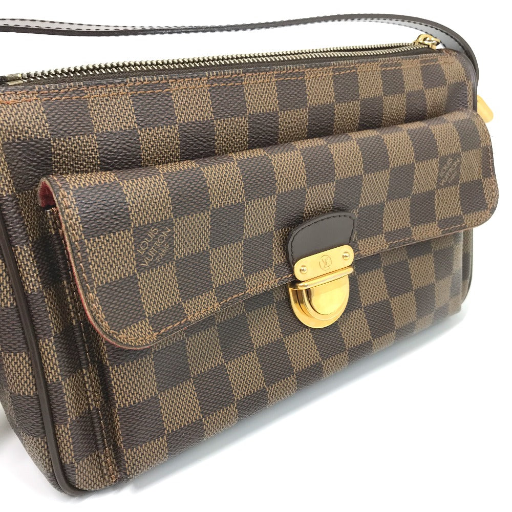 LOUIS VUITTON N60006 ダミエ ラヴェッロGM ショートストラップ 肩掛け ショルダーバッグ ダミエキャンバス レディース エベヌ ブラウン