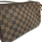 LOUIS VUITTON N60006 ダミエ ラヴェッロGM ショートストラップ 肩掛け ショルダーバッグ ダミエキャンバス レディース エベヌ ブラウン