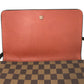 LOUIS VUITTON N51160 ダミエ トライベッカ・ロン ショートストラップ 肩掛け ショルダーバッグ ダミエキャンバス レディース エベヌ ブラウン
