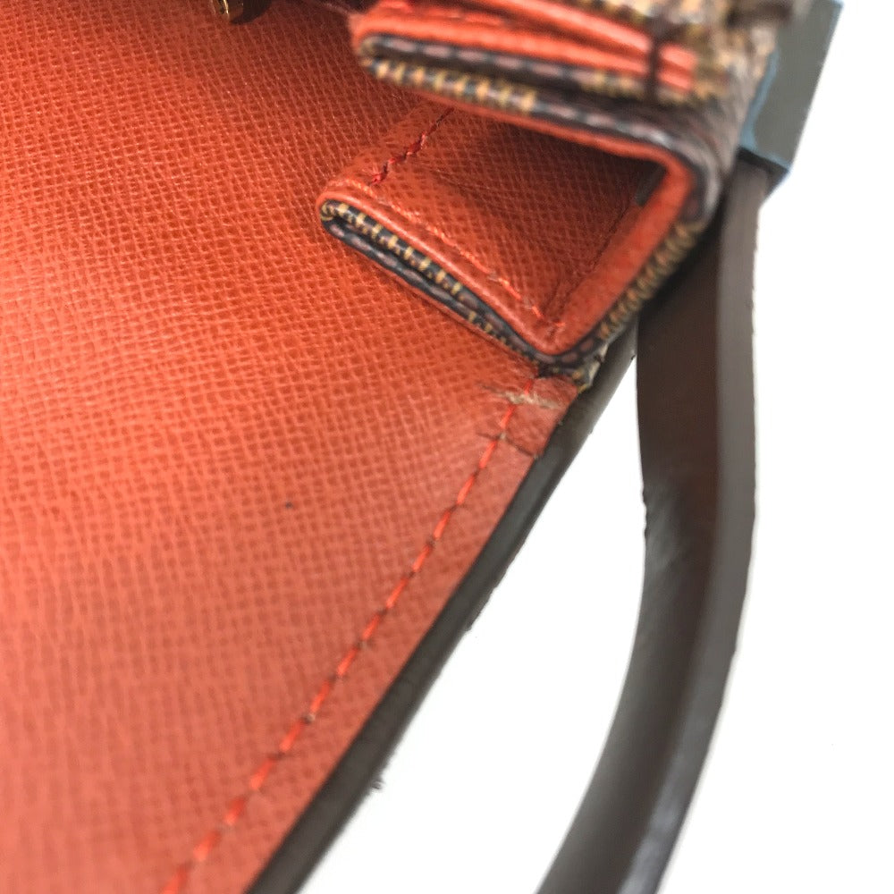 LOUIS VUITTON N51160 ダミエ トライベッカ・ロン ショートストラップ 肩掛け ショルダーバッグ ダミエキャンバス レディース エベヌ ブラウン