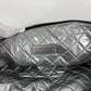 CHANEL チェック CC ココマーク カバン 肩掛け ハンドバッグ ショルダーバッグ キャンバス レディース ホワイト