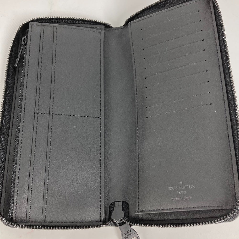 LOUIS VUITTON M69047 モノグラム ジッピーウォレット・ヴェルティカル ラウンドファスナー 長財布 トリヨンクレマンス メンズ ノワール ブラック