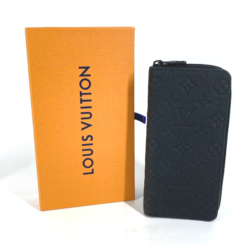 LOUIS VUITTON M69047 モノグラム ジッピーウォレット・ヴェルティカル ラウンドファスナー 長財布 トリヨンクレマンス メンズ ノワール ブラック
