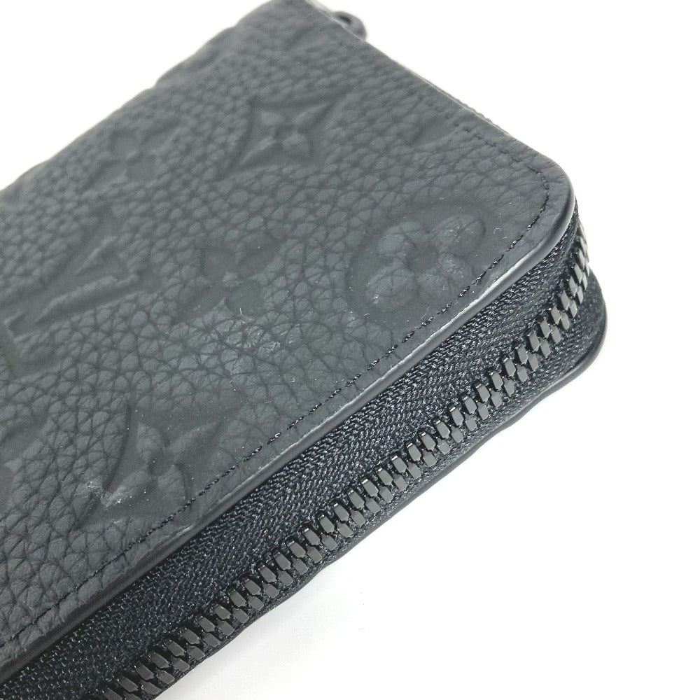 LOUIS VUITTON M69047 モノグラム ジッピーウォレット・ヴェルティカル ラウンドファスナー 長財布 トリヨンクレマンス メンズ ノワール ブラック