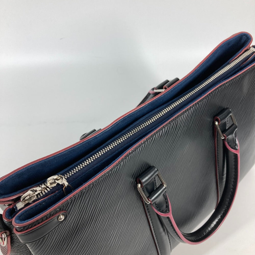 LOUIS VUITTON M55610 エピ スフロNV MM トートバッグ カバン バイカラー 肩掛け ショルダーバッグ ハンドバッグ エピレザー レディース ノワール ブラック