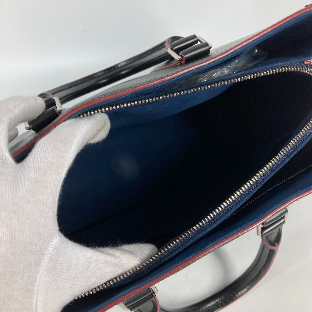 LOUIS VUITTON M55610 エピ スフロNV MM トートバッグ カバン バイカラー 肩掛け ショルダーバッグ ハンドバッグ エピレザー レディース ノワール ブラック