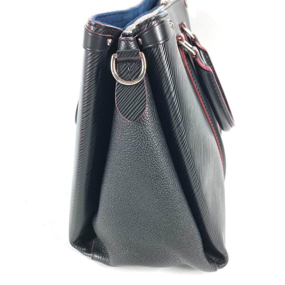 LOUIS VUITTON M55610 エピ スフロNV MM トートバッグ カバン バイカラー 肩掛け ショルダーバッグ ハンドバッグ エピレザー レディース ノワール ブラック