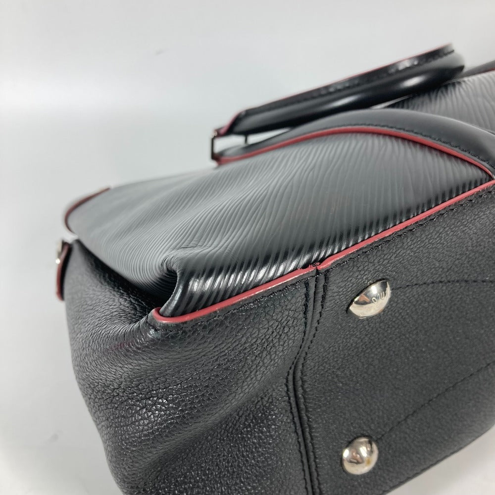 LOUIS VUITTON M55610 エピ スフロNV MM トートバッグ カバン バイカラー 肩掛け ショルダーバッグ ハンドバッグ エピレザー レディース ノワール ブラック