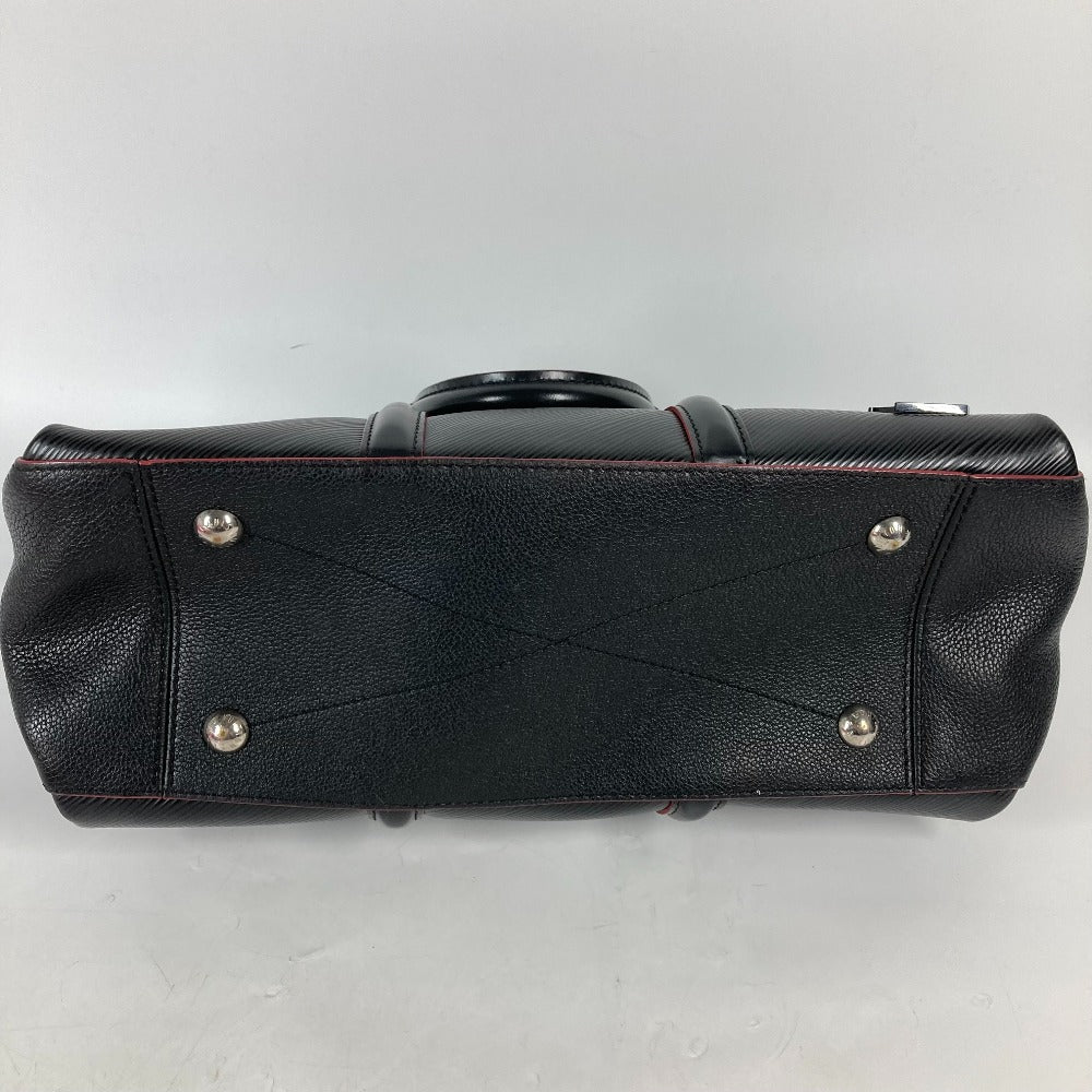 LOUIS VUITTON M55610 エピ スフロNV MM トートバッグ カバン バイカラー 肩掛け ショルダーバッグ ハンドバッグ エピレザー レディース ノワール ブラック