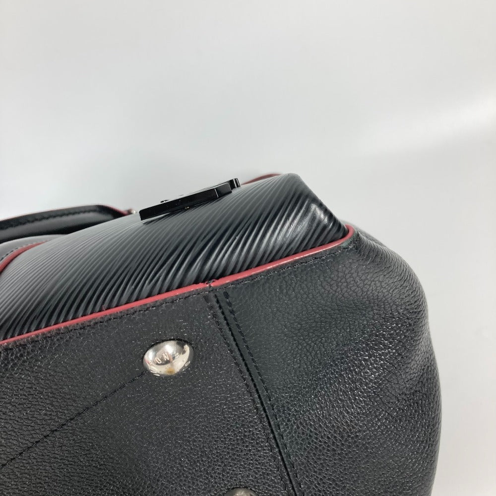 LOUIS VUITTON M55610 エピ スフロNV MM トートバッグ カバン バイカラー 肩掛け ショルダーバッグ ハンドバッグ エピレザー レディース ノワール ブラック