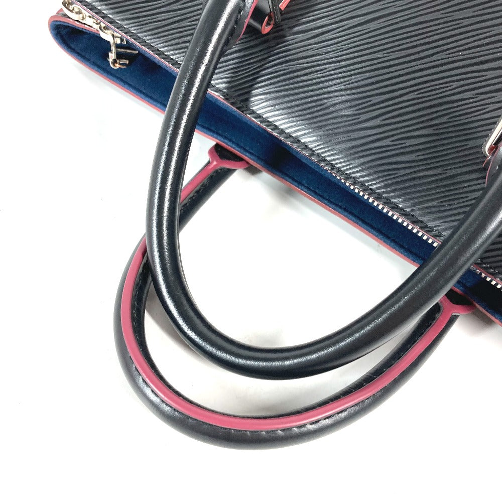 LOUIS VUITTON M55610 エピ スフロNV MM トートバッグ カバン バイカラー 肩掛け ショルダーバッグ ハンドバッグ エピレザー レディース ノワール ブラック