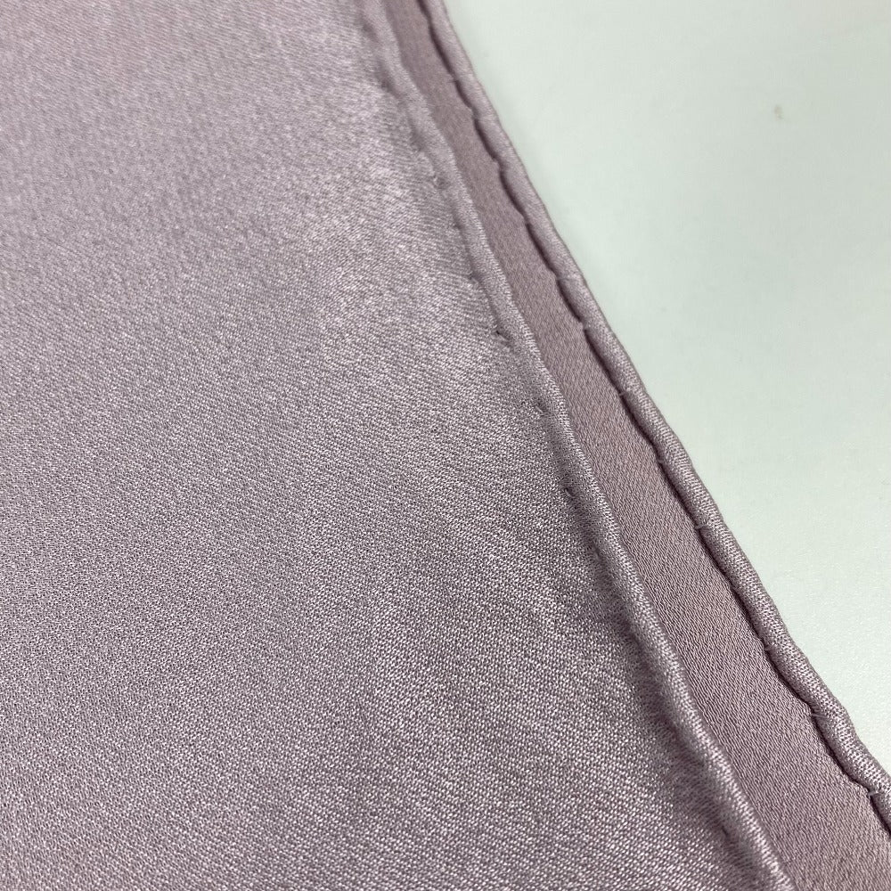 LOUIS VUITTON Monogram Silk Shawl/Scarf, Light Purple, Women's